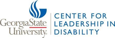 GSU logo, Center for Leadership in Disability